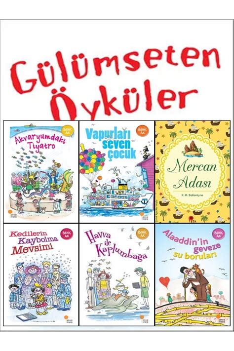 Günışığı Kitaplığı Gülümseten Öyküler Dizisi 5 Kitap Mercan Adası