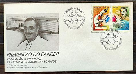 Envelope FDC 282 1983 Prevencao Do Cancer Saude CBC SP