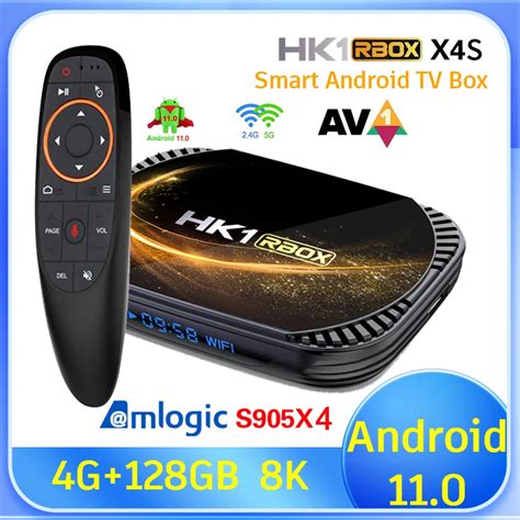 Smart Tv Box Hk Rbox X S Amlogic S X Android Gb G Gb G