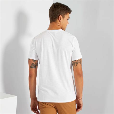 T Shirt Imprim Homme Blanc Kiabi