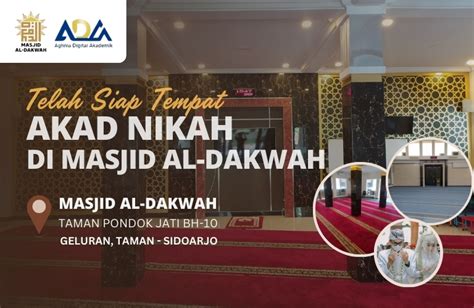 Rekomendasi Sewa Tempat Akad Nikah Di Masjid Sidoarjo