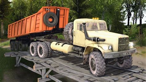 Kraz Dumper The Hill Map Spintires Youtube