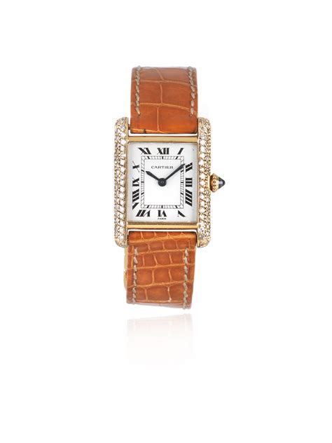 Cartier Tank Cassa N Orologio Da Polso Per Signora In Oro