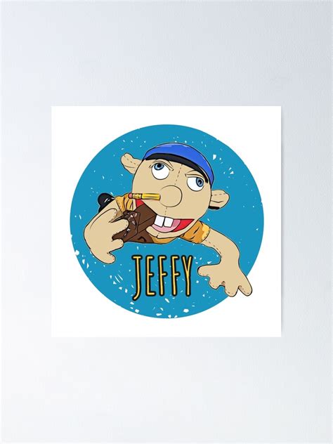 Jeffy The Puppet Poster By Jeffythepuppet Redbubble