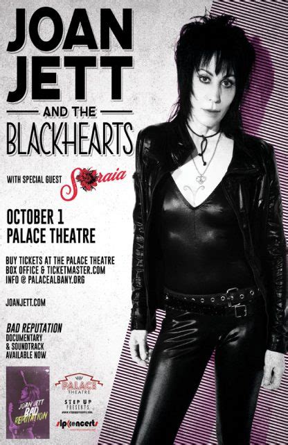 Joan Jett Poster Concert Palace 11 X 17 Usa Sameday Ship