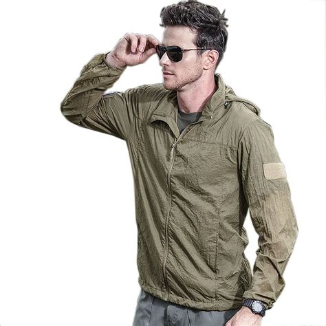 Chaqueta Impermeable De Estilo Fino Para Hombre Chaquetas T Cticas