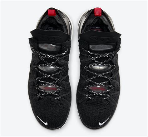 Nike LeBron 18 Black University Red White CQ9283-001 Release Date - SBD