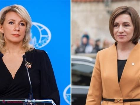 Maria Zaharova Noi Declara Ii Tari La Adresa R Moldova I Maiei Sandu