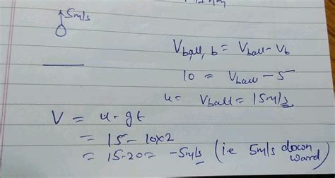 V Rown Vertically Upward It Has A Speed Of M Sec When It Has