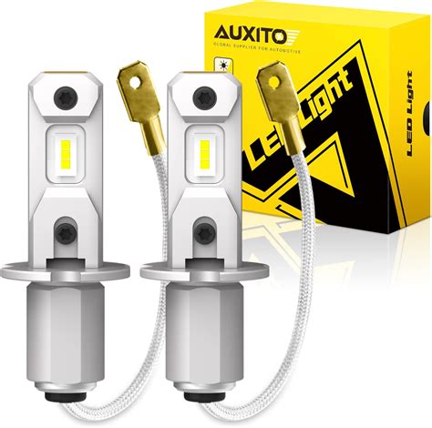 Auxito H Led Fog Light Bulbs K White Brightness Csp Chips