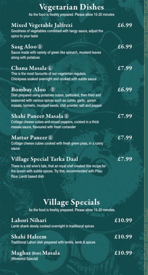 Spice Village Southall Southall S Full Menu Online