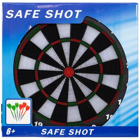 Безопасный дартс (ткань, 42 см, 6 снарядов) | Купить настольную игру в ...