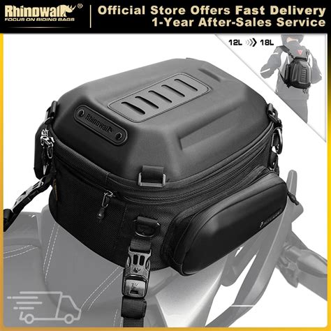 Rhinowalk Bolsa Trasera Para Motocicleta Bolsa Impermeable Para Asiento