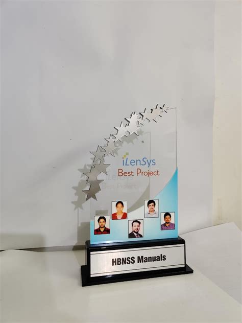 Custom Design Corporate Best Employee Award Trophy