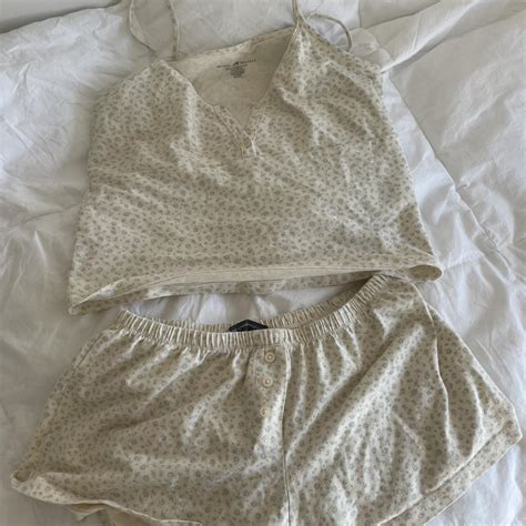 Brandy Melville Pj Set Super Cute And Comfy Great Depop