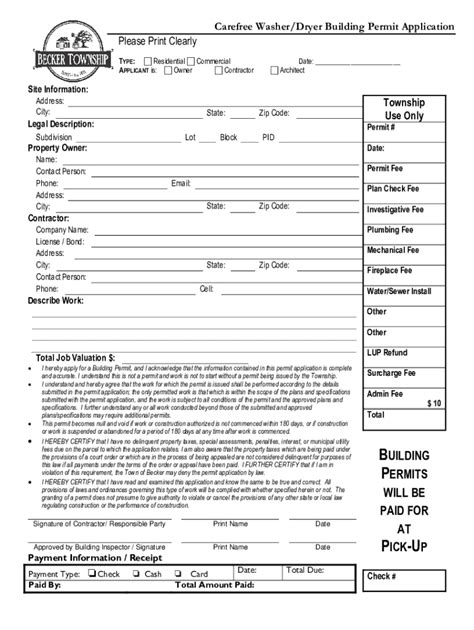 Fillable Online Commercial Building Applications And Forms Fax