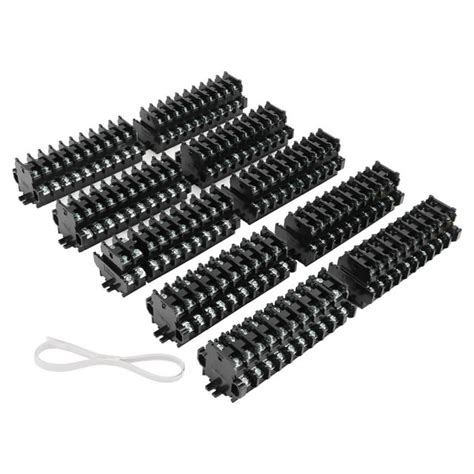 100pcs Tbd30 Terminal Block Rail Installation Dual Row Terminal Strip