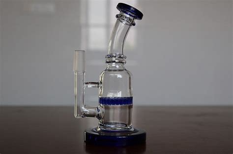 2020 New Mini Dab Rig New Design With Percolator Honeycomb Perc Two Function Glass Water Pipe