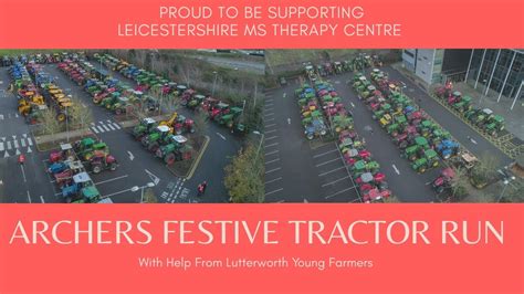 Archers Festive Tractor Run Youtube