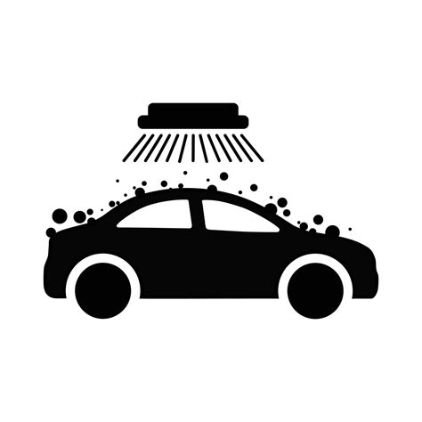 Car Wash icon. Automatic car wash. Cleaning car vector design. Car Wash