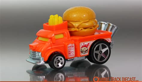 Fast Foodie 2018 New Model Buns Of Steel Orange Track Diecast