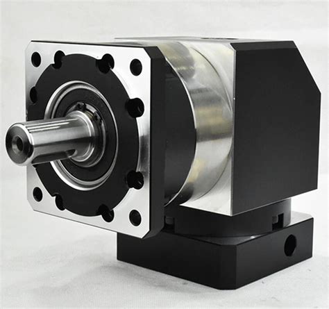 Right Angle 90 Degree Planetary Gear Reducer 7 Arcmin Ratio 3 1 To 10 1 For Nema34 Stepper Motor