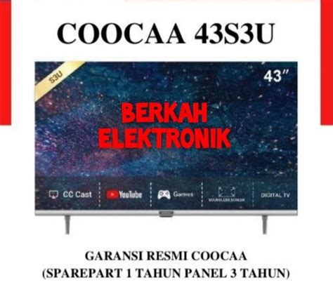 Jual Coocaa S U Smartled Tv Inch Full Hd Digital Dvb T Dts Audio