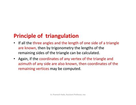 Triangulation And Trilateration Pdf Ppt