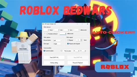 Using An Autoclicker Roblox Bedwars Youtube