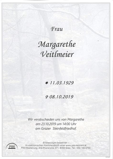 Parte F R Margarethe Veitlmeier Pax Requiem