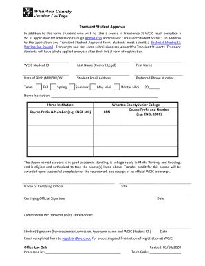 Fillable Online Wcjc Application For Admission Through Applytexas And