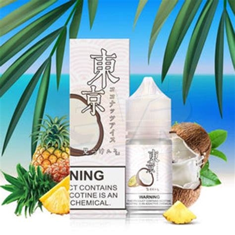 Saltnic Tokyo E Juice Ice Pina Colada Salt Nic Ml Usa