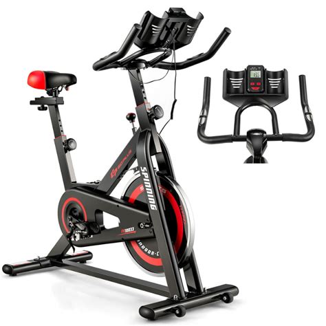 Indoor Stationary Exercise Bike with LCD Monitor – Powerhouse Fitnesss