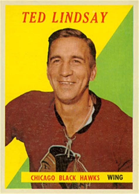 1958 Topps Ted Lindsay #63 Hockey - VCP Price Guide