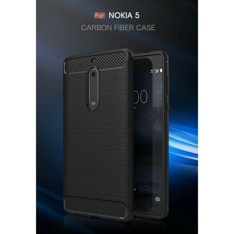 Jual NOKIA 5 CASE SLIM FIT CARBON SOFTCASE FIBER MULTI IPAKY CARBON