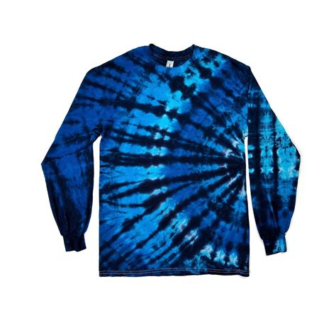 The Himalayas Long Sleeve Tie Dye T Shirt Etsy