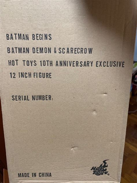 Hot Toys Batman Begins Batman Demon Scarecrow 10th Anniversary