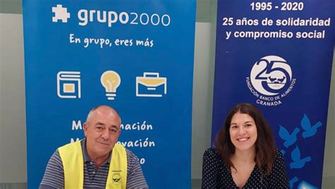 Acuerdo Entre Grupo2000 Y El Banco De Alimentos De Granada