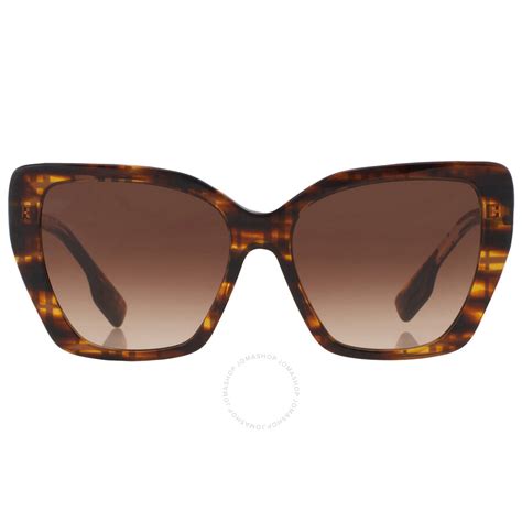 Burberry Tamsin Brown Gradient Butterfly Ladies Sunglasses Be4366 398113 55 8056597594363