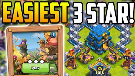 Easily 3 Star The 2018 Challenge In Clash Of Clans Youtube