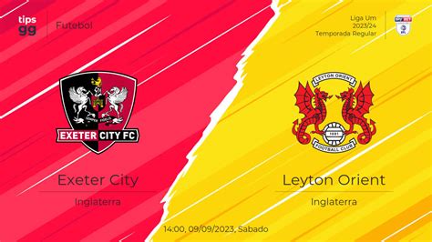 Exeter City X Leyton Orient 09 09 2023 Palpite Dos Jogo Futebol