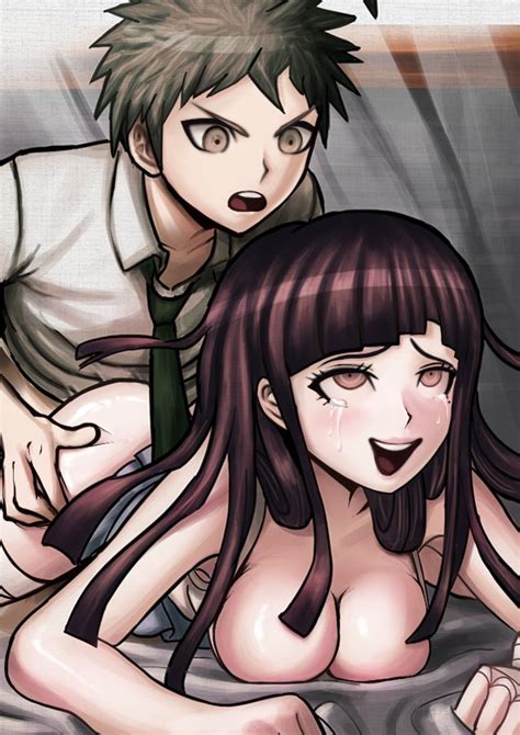 Rule 34 Ahoge Ass Grab Brown Eyes Crying With Eyes Open Danganronpa Danganronpa 2 Goodbye