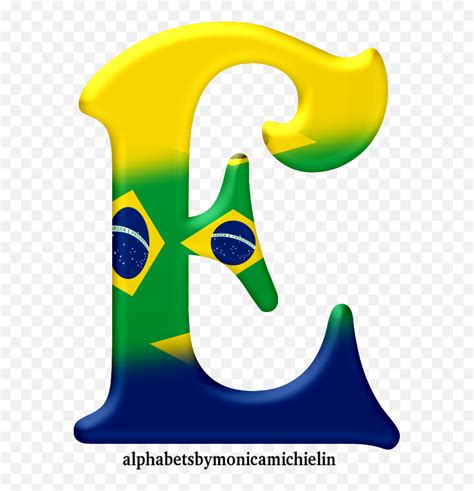 Alphabets By Monica Michielin Brazil Flag Alphabet Png Statue Of