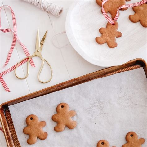 How to Make Gingerbread Ornaments - Fraiche Living