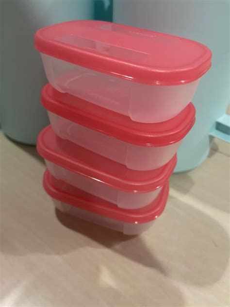 Ready Stock In Singapore Tupperware Mini Freezermate 130ml 4pcs