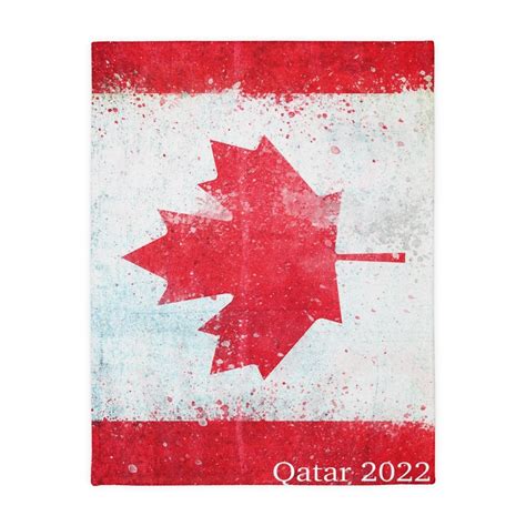 QATAR 2022 World Cup Velveteen Minky Blanket Two Sided Etsy