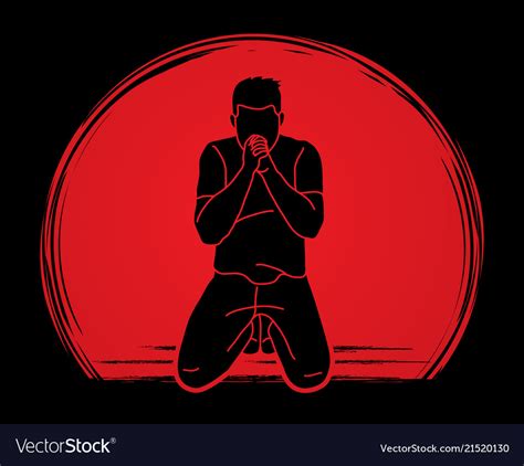 Prayer Christian Praying Thank You God Royalty Free Vector