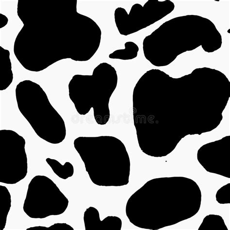 Trendy Cow Pattern for Seamless Illustration Stock Vector ...