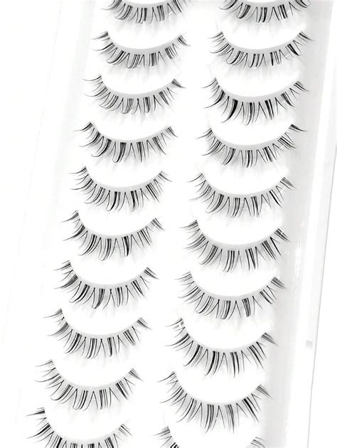 Asiteo Manga Lashes Pairs Faux Mink Lashes Korean Natural Short Full