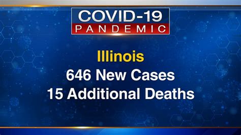 Coronavirus Illinois Today: IL COVID-19 cases increase by 646, with 15 new deaths; total cases ...